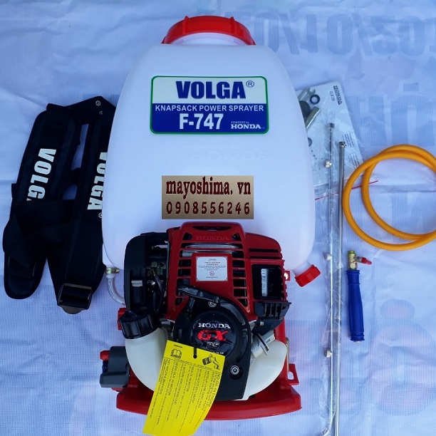 máy phun thuốc volga f747 động cơ honda gx35