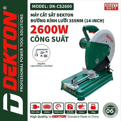Máy Cắt Sắt Dekton DK-CS2600