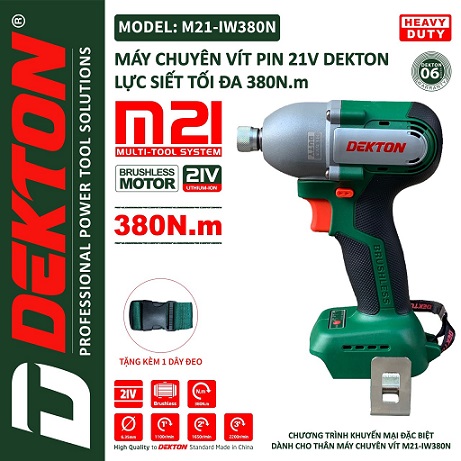 Thân máy chuyên vít Chính hãng Dekton M21-iw 380n