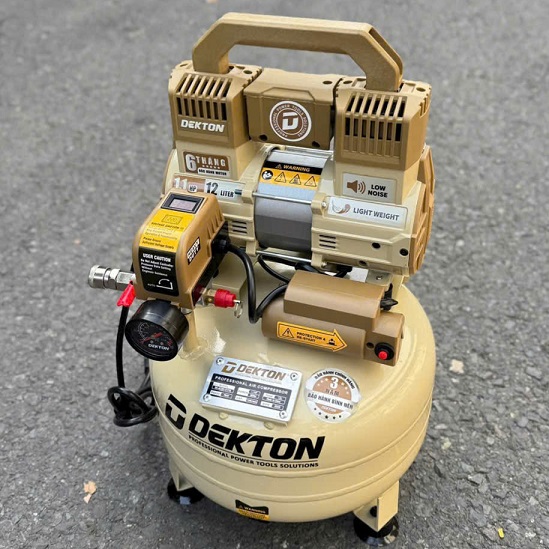 Máy nén khí dekton 800w dk-ac2912vtg không dầu