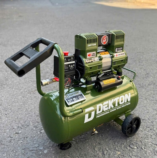 máy nén khí mini không dầu 800w dekton dk-ac2918x