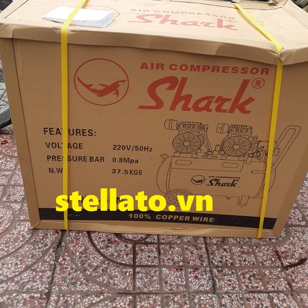 Máy nén khí không dầu 2hp 50 lít shark skd-50l