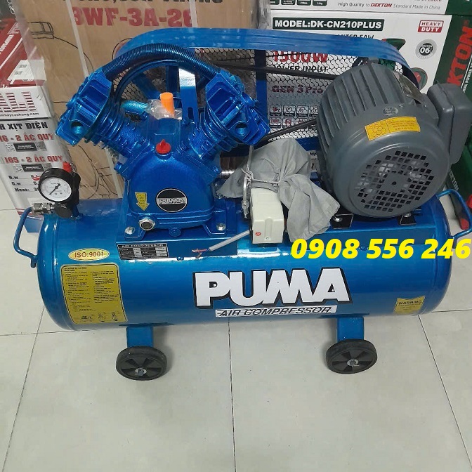MÁY NÉN KHÍ DÂY ĐAI PUMA 1hp 90 lít