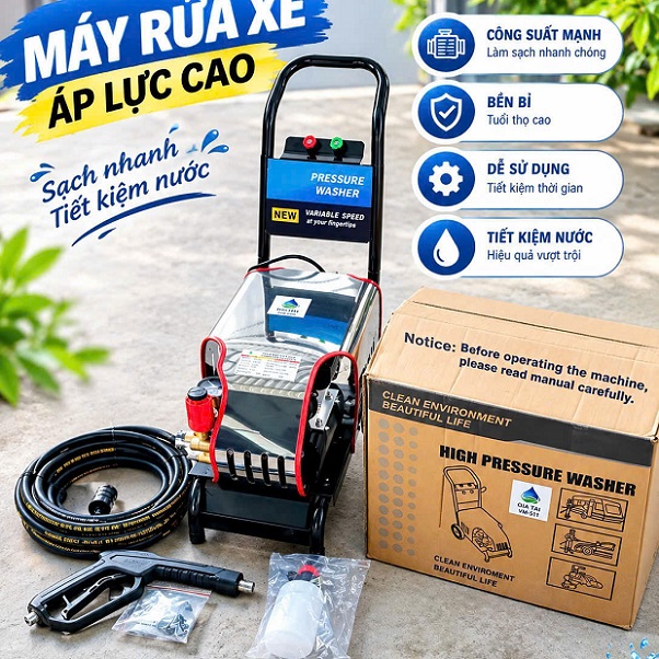 Máy rửa xe cao áp Omais-228