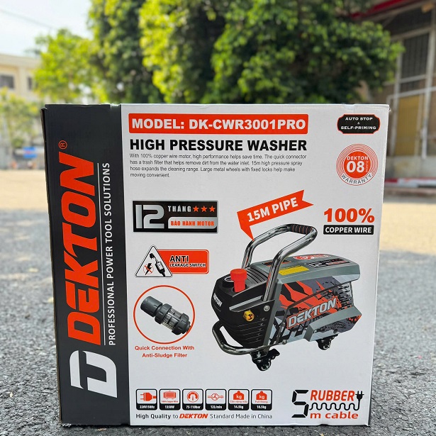 MÁY RỬA XE INVERTER DEKTON DK-CWR3001pro