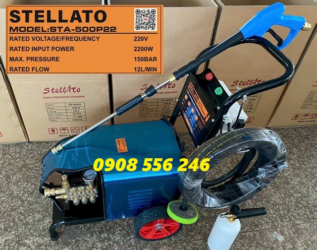 Máy rửa xe áp lực cao STELLATO STA-500P22 - TY SỨ TRẮNG